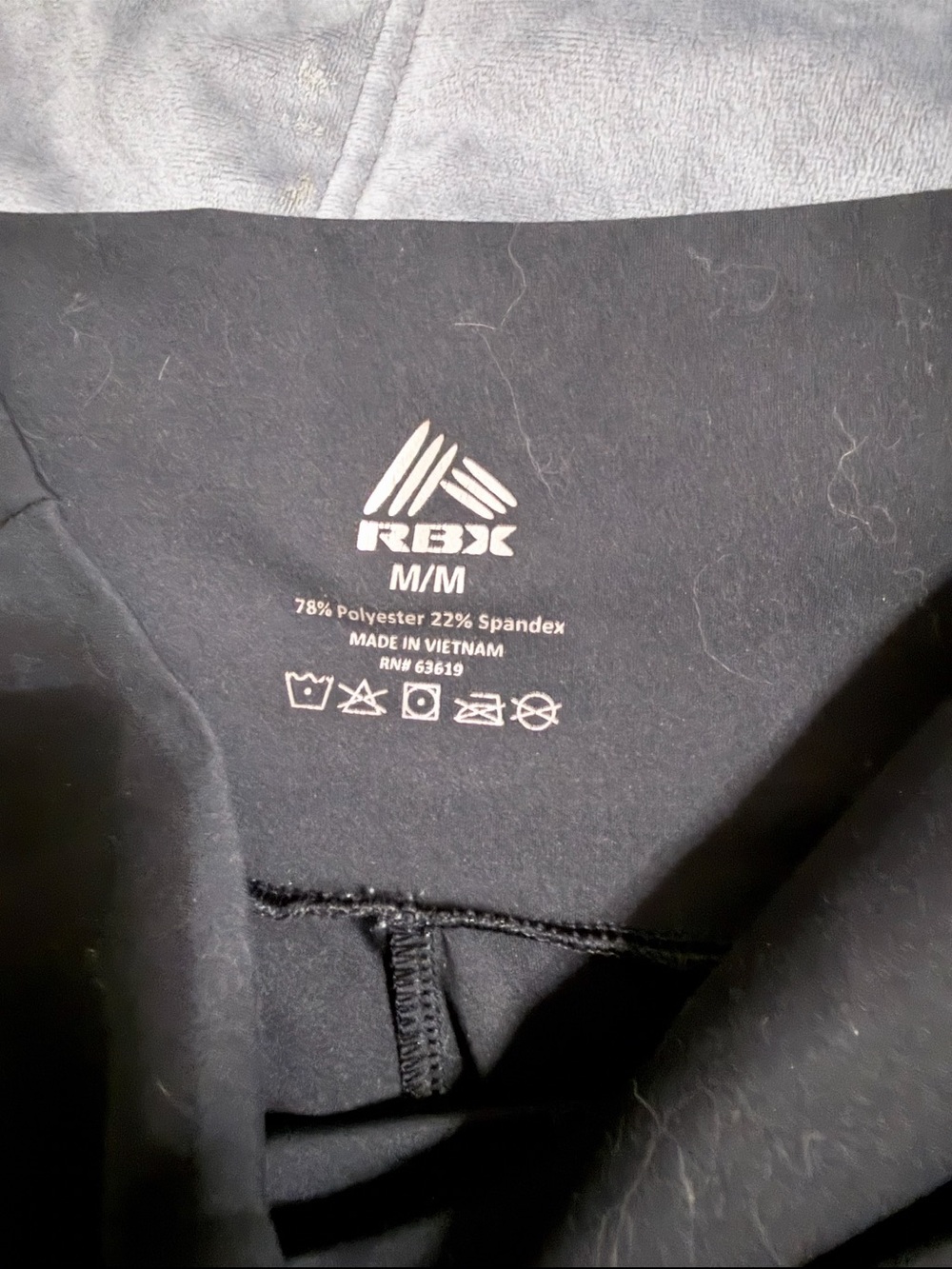 RBX Black Athletic Shorts